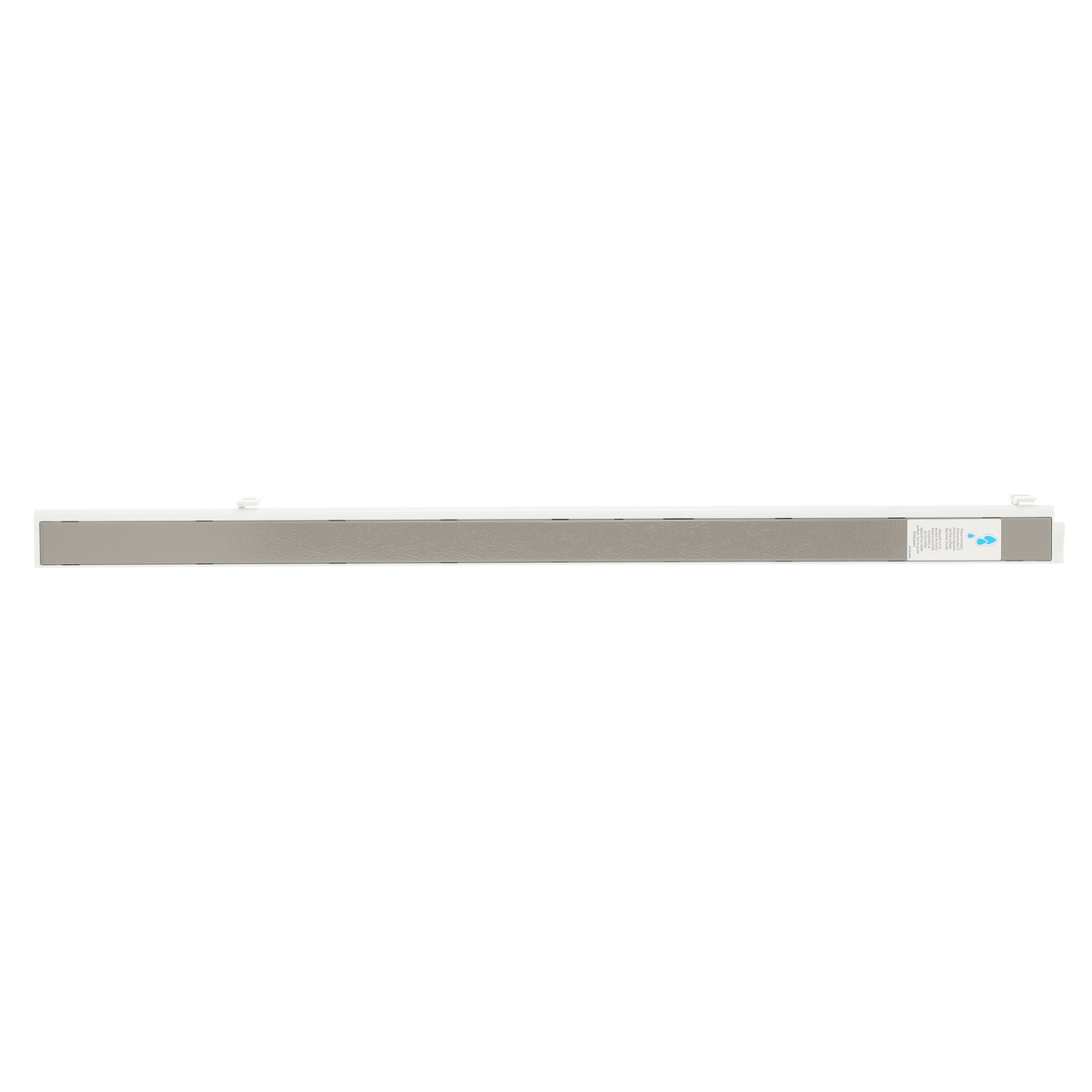 WP12722803AP - Genuine OEM Whirlpool Refrigerator Door Mullion Rail, Apollo Grey